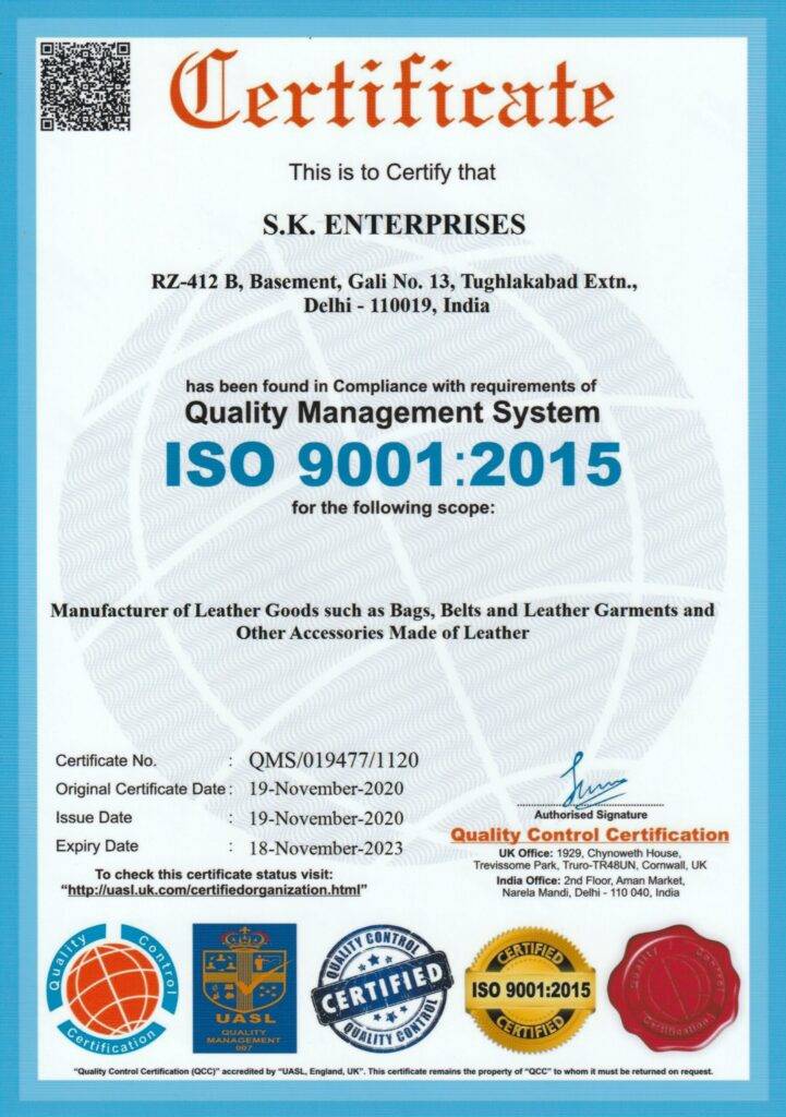 What Is Meaning Of Iso Certified