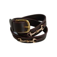 Equestrian Leather Goods And Equestrian Fashion - horse ride leder belt