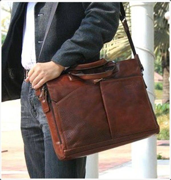 Laptop Leather Bag