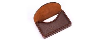 How to Use Leather Business Card Holders to Better Your Company's Image