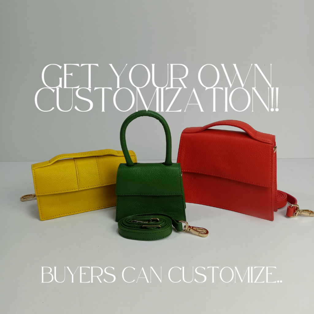 Leather sling bag - customization