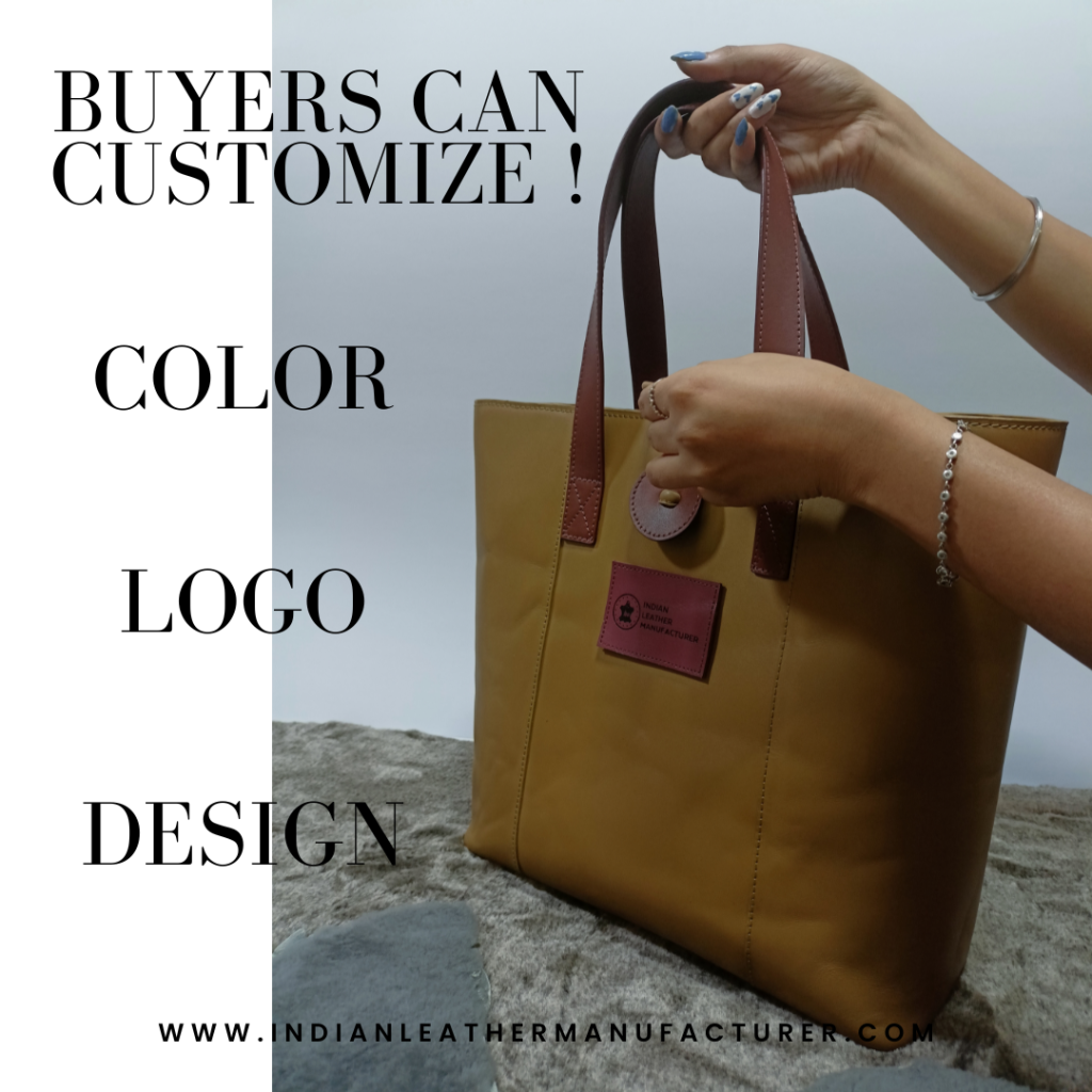 Leather tote bag-Bespke Customzatin!