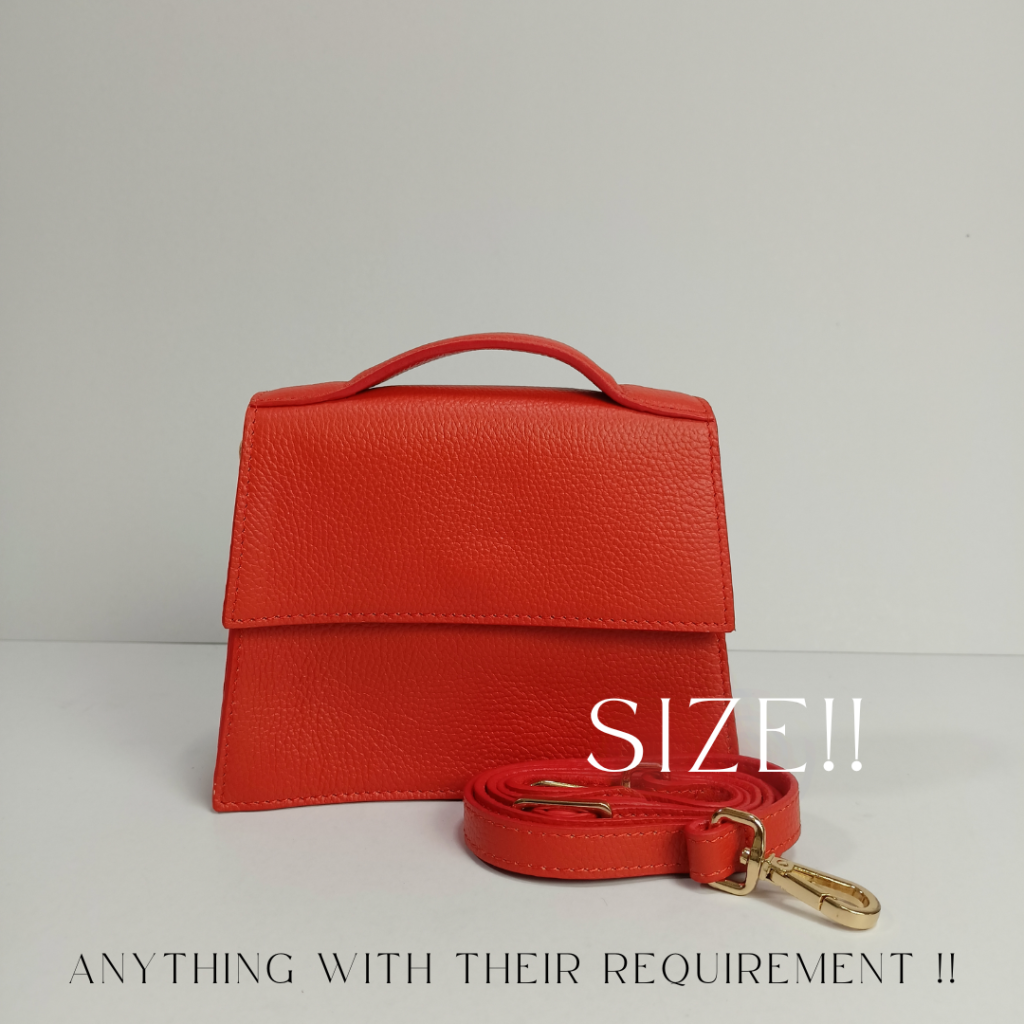 Leathe sling bag - SIZE
