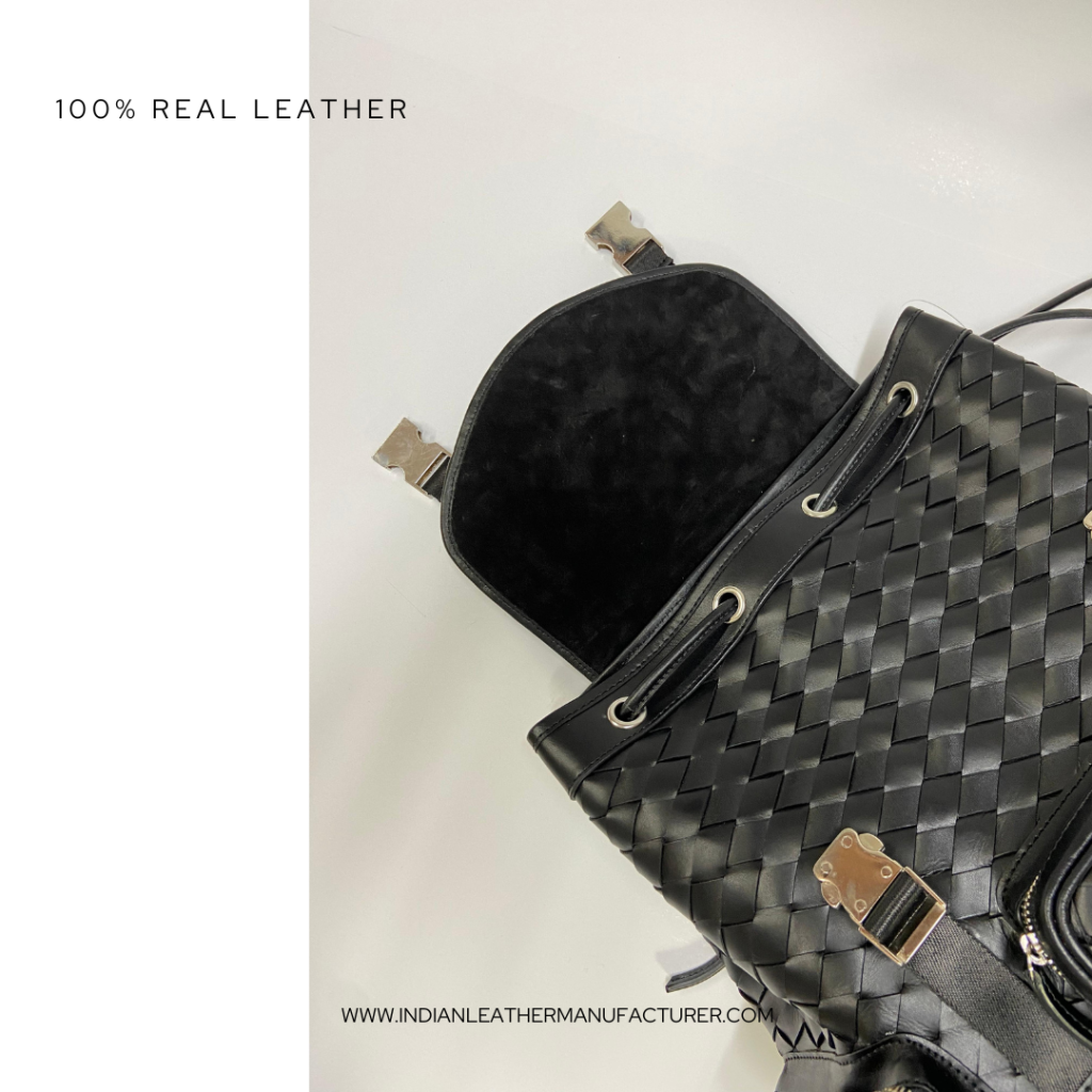 Leather backpack - 100% Real Leather 