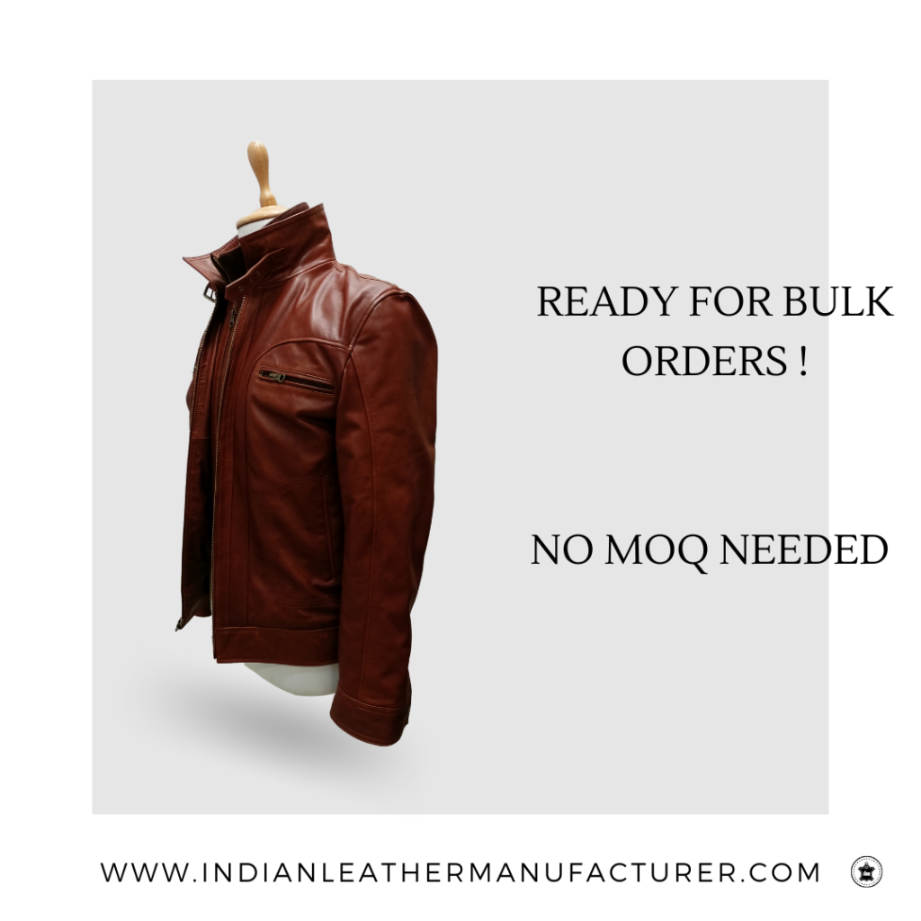 red leather biker jacket - ready for bulk orders