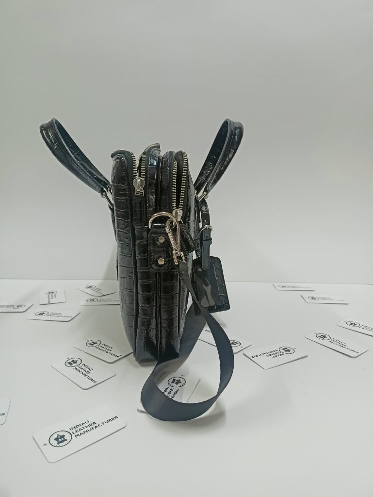 leather laptop bag by ILM - bespoke manufacturing