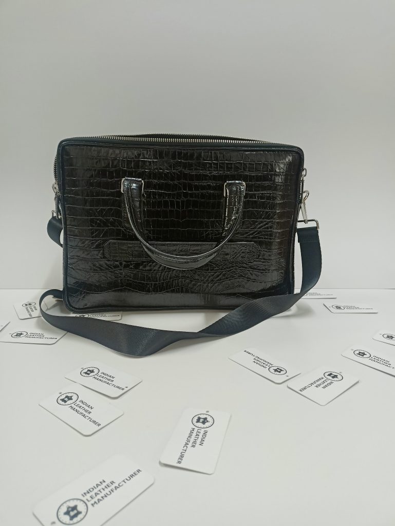 leather laptop bag by ILM