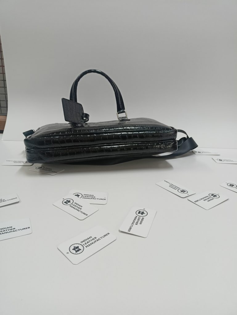 leather laptop bag by ILM - contact us