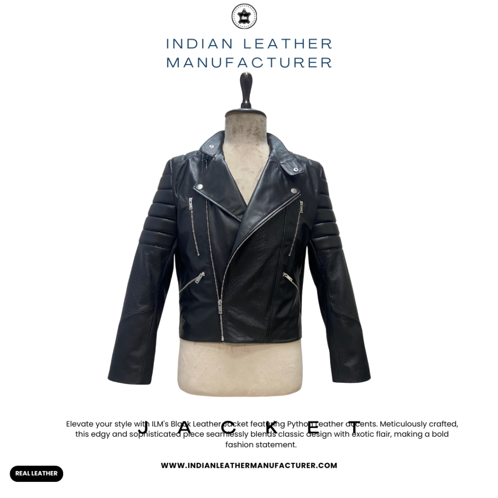 leather jacket by leather exporter india