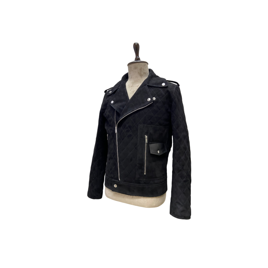 SUEDE MENS LEATHER JACKETS BY ILM - SIDE HALF