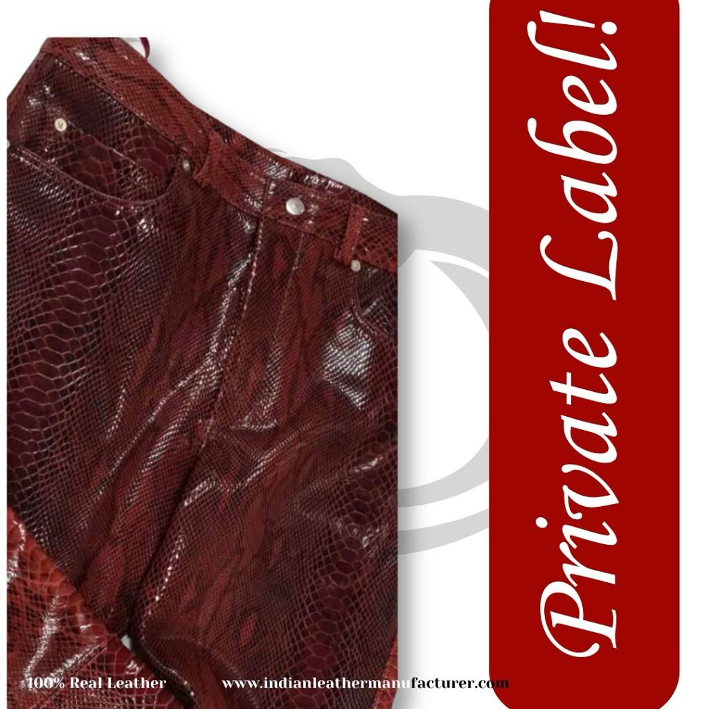 private label leather pants by ilm