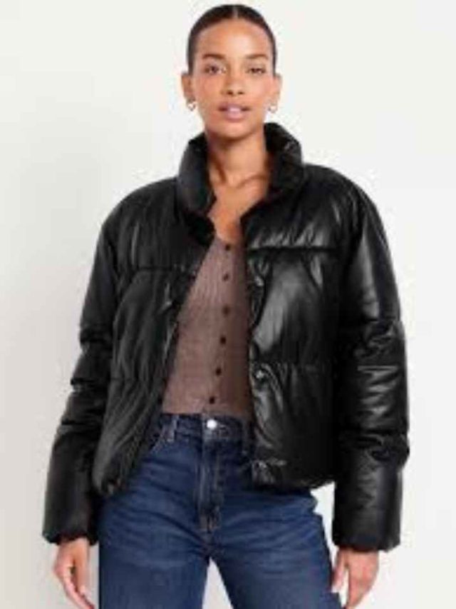 Cozy Edge: Leather Puffer 2025